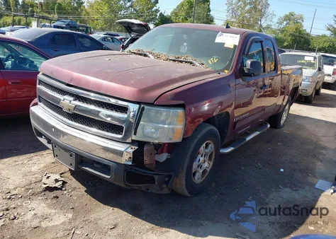 2008 Chevrolet Silverado 1500 Lt1 из США, поврежденный, VIN 2GCEC19J981292844